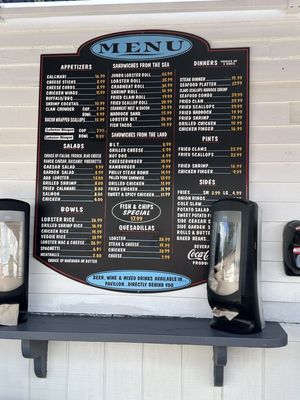 Menu photo 5 Boothbay Lobster Wharf Boothbay Harbor, ME