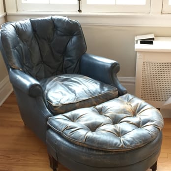 Leather Solution - Before The Leather Solutions - Furniture Reupholstery Near Me - Chicago, Illinois