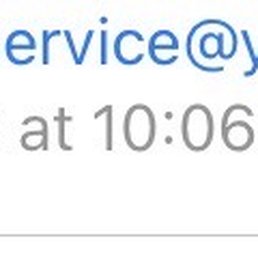 I definitely sent an email, but I just sent another one I definitely sent an email, but I just sent another one