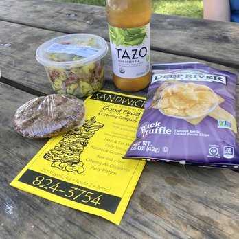 Good Food Store - a bottle of tazo and a bag of salad - Health Markets Near Me - Bethel, Maine