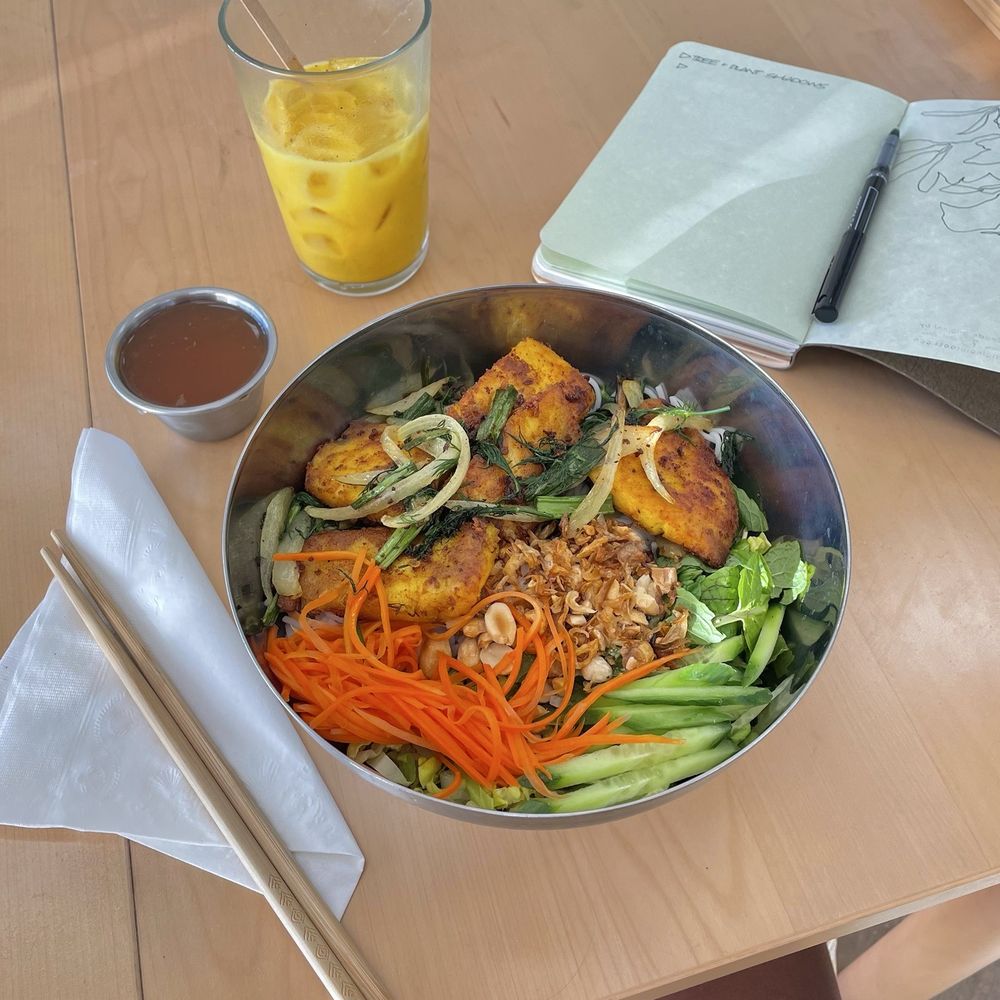 Sesame Dinette - Turmeric Fish Vermicelli & Golden Latte - Vietnamese Near Me - Long Beach, California Sesame Dinette - Turmeric Fish Vermicelli & Golden Latte - Vietnamese Near Me - Long Beach, California