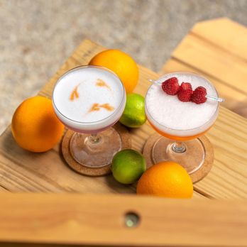 The Reserve on 1863 - Whiskey Sour (left)
Clover Club (right) - Cocktail Bars Near Me - Canyon Lake, Texas The Reserve on 1863 - Whiskey Sour (left)
Clover Club (right) - Cocktail Bars Near Me - Canyon Lake, Texas