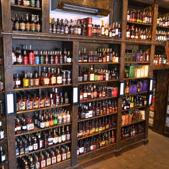 Firewater Liquor - shelves of liquor in a store - Beer, Wine & Spirits Near Me - Mart, Texas
