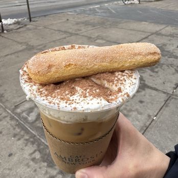 Cafe Ambrosia - Tiramisu latte - Coffee & Tea Near Me - New York, New York Cafe Ambrosia - Tiramisu latte - Coffee & Tea Near Me - New York, New York