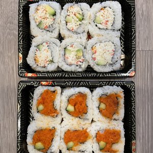 Photo of Maruta Shoten - Seattle, WA, United States. california roll and spicy tuna roll