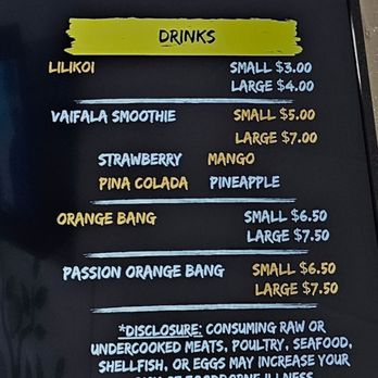 Heart To Table - Menu 4/4 (as of March 2024) - Seafood Near Me - Waipahu, Hawaii Heart To Table - Menu 4/4 (as of March 2024) - Seafood Near Me - Waipahu, Hawaii