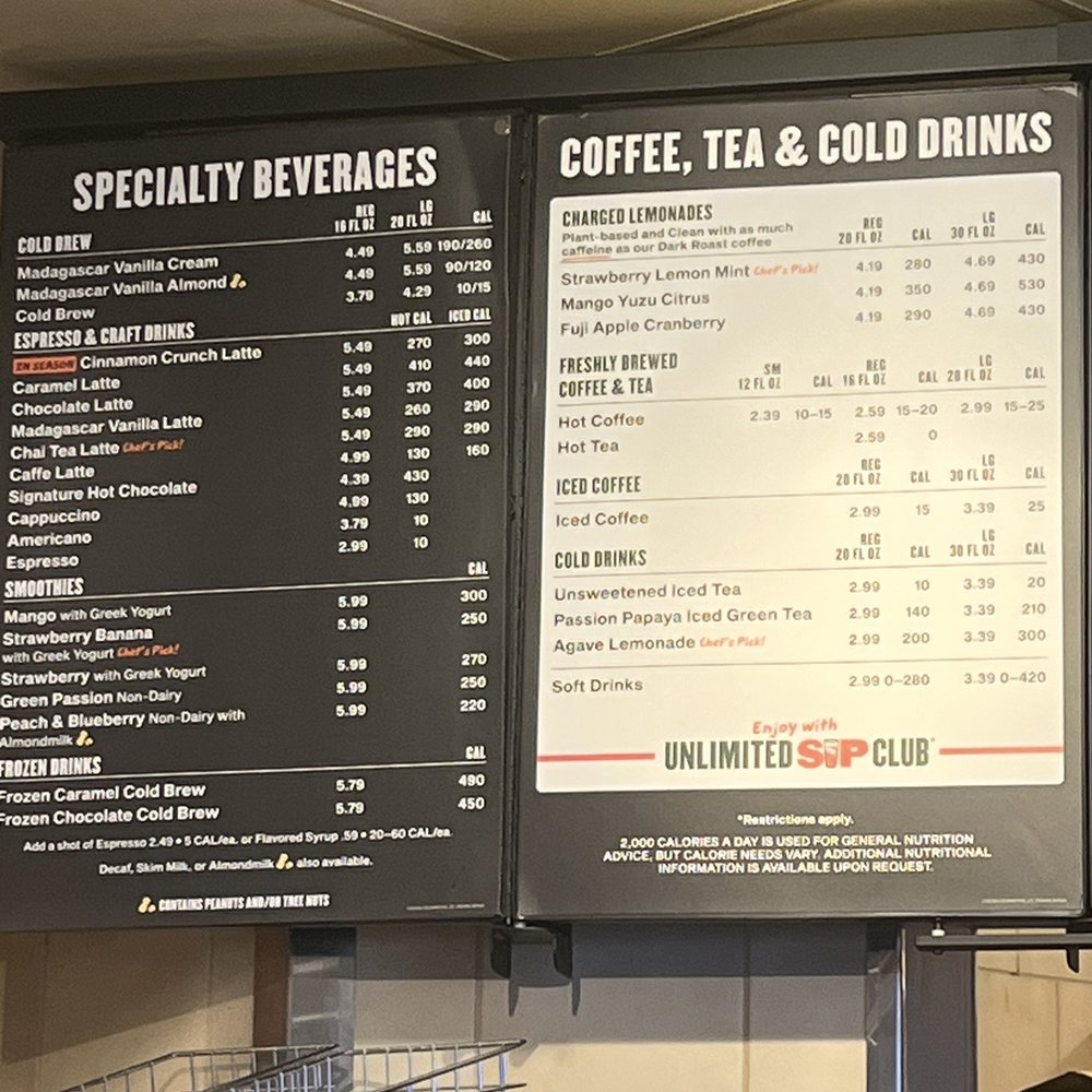 Panera Bread - Menu 2 of 3 [as of 9 January 2023] - Sandwiches Near Me - Akron, Ohio