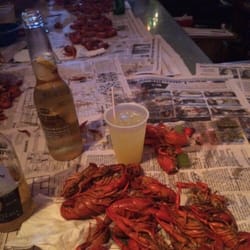 After Dark Sports Bar & Daiquiri - Delivery of the crawfish