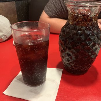 Goomba's Pizzeria - Diet Coke with a refill pitcher - loved that they brought this from the start. - Pizza Near Me - Clermont, Florida Goomba's Pizzeria - Diet Coke with a refill pitcher - loved that they brought this from the start. - Pizza Near Me - Clermont, Florida