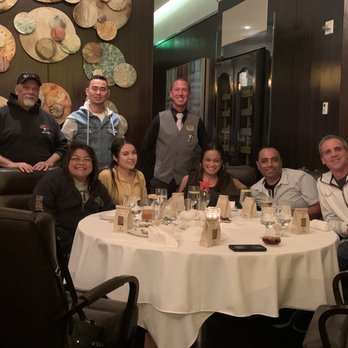 Atlantis Steakhouse - Our crew in the restaurant area after finishing our delicious meal.  That's Joseph in the back .. keep up the good work! - Steakhouses Near Me - RENO, Nevada