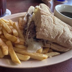 Hyperion Grill - French dip with fries.
