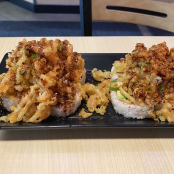 SushiFork - Admiral roll with soy paper instead of seaweed. - Sushi Bars Near Me - Tulsa, Oklahoma SushiFork - Admiral roll with soy paper instead of seaweed. - Sushi Bars Near Me - Tulsa, Oklahoma