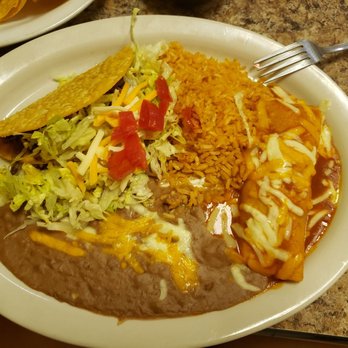 El Indio Mexican Restaurant - Enchilada with taco - Mexican Near Me - Melbourne, Florida El Indio Mexican Restaurant - Enchilada with taco - Mexican Near Me - Melbourne, Florida