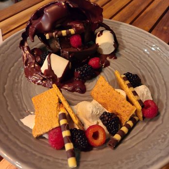 Water's Table - S'mores chocolate cake - New American Near Me - Renton, Washington