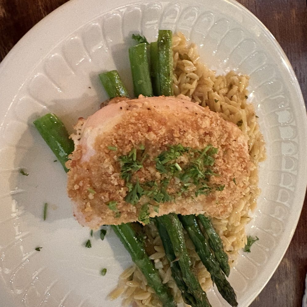 Good Little Eater - Stuffed chicken w asparagus & rice - Desserts Near Me - Stillwater, Oklahoma Good Little Eater - Stuffed chicken w asparagus & rice - Desserts Near Me - Stillwater, Oklahoma
