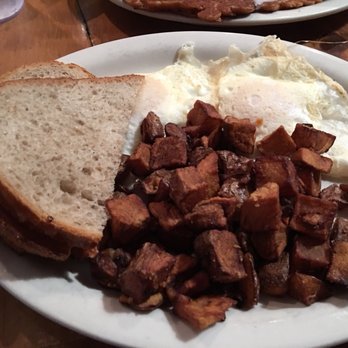 Toast - Eggs over easy with potatoes and rye toast - Breakfast & Brunch Near Me - Asbury Park, New Jersey