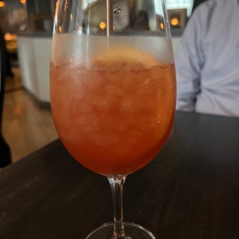 Bia - a close up of a drink in a wine glass - New American Near Me - Rhinebeck, New York Bia - a close up of a drink in a wine glass - New American Near Me - Rhinebeck, New York