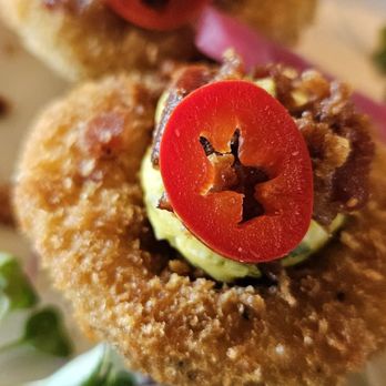 Izzy's on the Peninsula - Devils egg and it's pretty evil...I like! - Steakhouses Near Me - San Carlos, California