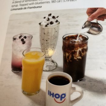 IHOP - Blue Raspberry Lemonade Splasher, orange juice, New Iced Cold Brew Coffee, Coffee & Hot Chocolate and Gingersnap Milkshake - Breakfast & Brunch Near Me - VERO BEACH, Florida IHOP - Blue Raspberry Lemonade Splasher, orange juice, New Iced Cold Brew Coffee, Coffee & Hot Chocolate and Gingersnap Milkshake - Breakfast & Brunch Near Me - VERO BEACH, Florida