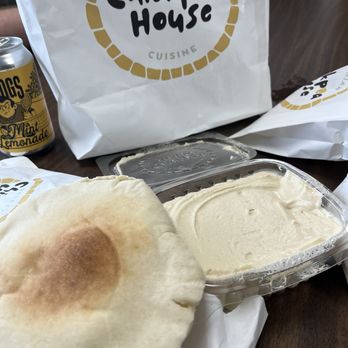 Palestinian Chickpea House - 12 oz hummus plate - Mediterranean Near Me - Pensacola, Florida