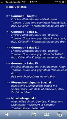 Menu photo 5 Zorbas Wolmirstedt, ST Menu photo 5 Zorbas Wolmirstedt, ST