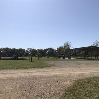 Rockhaven Public Use Area - playground, amazing picnic area for families/groups, bathrooms on far right - Parks Near Me - Lawrence, Kansas