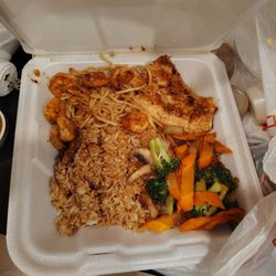 Hanabi Sushi & Hibachi - Shrimp and Salmon $28 via Uber mark-up