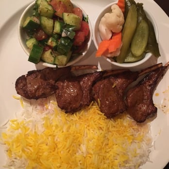 Adana Restaurant - Delicious lamb chops from New Zealand, salad, and pickled veggies. The hummus was so smooth it melted in your mouth. - Middle Eastern Near Me - Glendale, California Adana Restaurant - Delicious lamb chops from New Zealand, salad, and pickled veggies. The hummus was so smooth it melted in your mouth. - Middle Eastern Near Me - Glendale, California