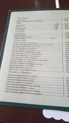 Menu photo 2 Los Saucillos Tijuana, BCN