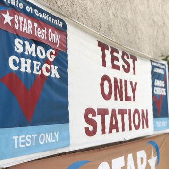 Mobil Smog - Smog Check sign in front - Smog Check Stations Near Me - Lakewood, California