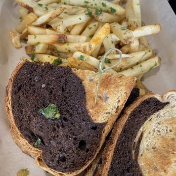 Twohey’s Restaurant - Patty Melt with Garlic Fries - New American Near Me - South Pasadena, California