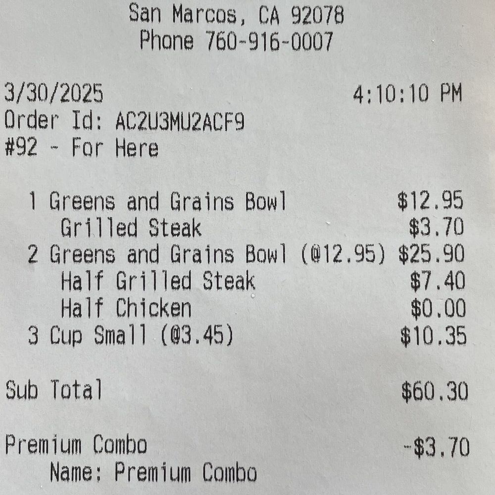 CAVA - Salad Near Me - San Marcos, California