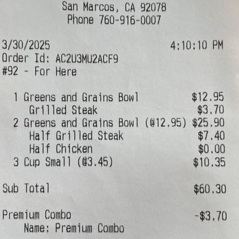 CAVA - Salad Near Me - San Marcos, California