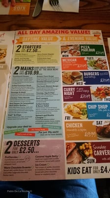 Menu photo 1 Brewers Fayre Polmont, FAL