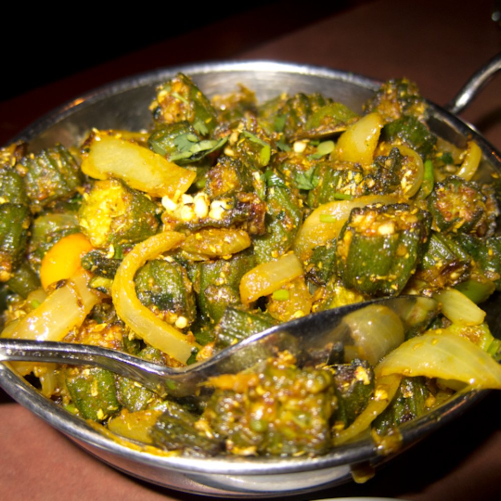 India Palace - Bhindi Masala - Indian Near Me - Overland Park, Kansas