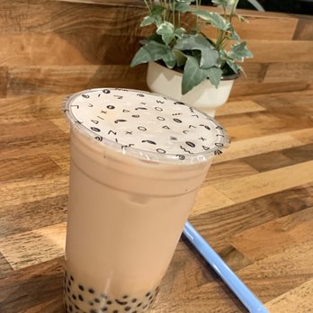 Boba Star - Rose milk tea with mini boba - Coffee & Tea Near Me - Corona, California Boba Star - Rose milk tea with mini boba - Coffee & Tea Near Me - Corona, California