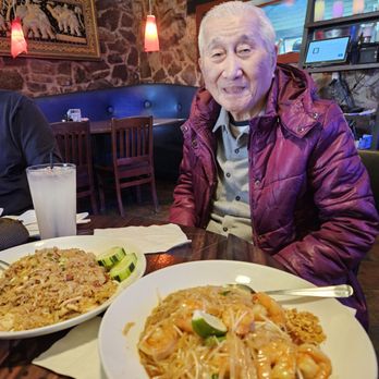 Tong's Thai Restaurant - Dad with food - Thai Near Me - San Antonio, Texas Tong's Thai Restaurant - Dad with food - Thai Near Me - San Antonio, Texas