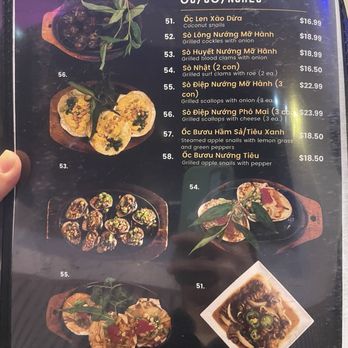Oc Cay Dua - Menu - Vietnamese Near Me - San Jose, California Oc Cay Dua - Menu - Vietnamese Near Me - San Jose, California