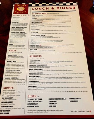 Menu photo 6 Darrell's Dog Gone Good Diner Gainesville, FL Menu photo 6 Darrell's Dog Gone Good Diner Gainesville, FL