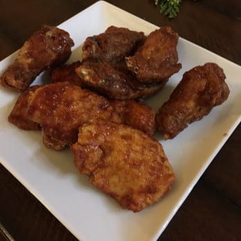 Bonchon Salem - Delicious boneless and bone-in wings!! The spicy is pretty spicy (lips still stinging haha) but they are legit and so yummy - Chicken Wings Near Me - Salem, Massachusetts
