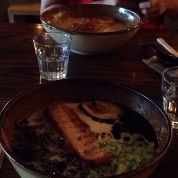 Ramen Jin - Tonkotsu ramen for me and miso ramen for him - Ramen Near Me - Houston, Texas Ramen Jin - Tonkotsu ramen for me and miso ramen for him - Ramen Near Me - Houston, Texas