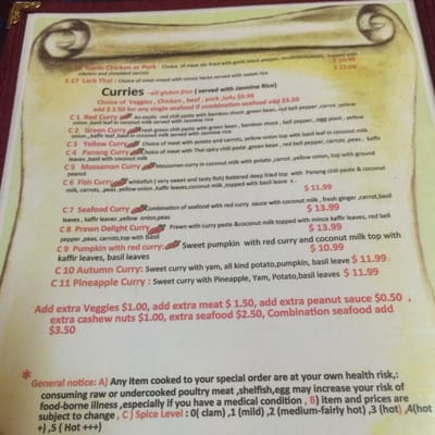Menu photo 5 Thai Paradise and Pho Pocatello, ID Menu photo 5 Thai Paradise and Pho Pocatello, ID