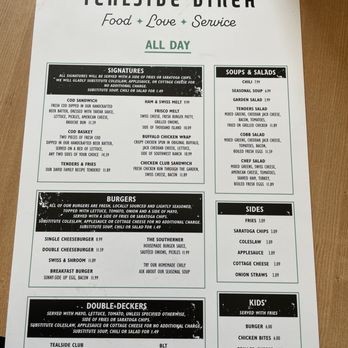 Tealside Diner - Lunch menu - Salad Near Me - Batavia, Ohio