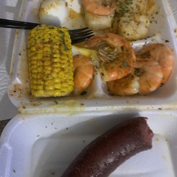 Rods Crab Shack - Garlic combo scallop tray - Seafood Near Me - Jacksonville, Florida
