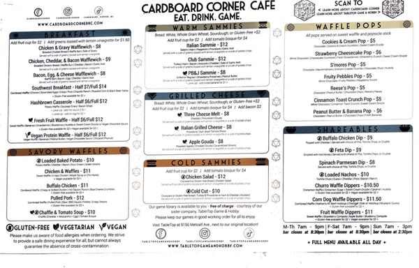 Menu photo 2 Cardboard Corner Cafe - LPM Lenexa, KS