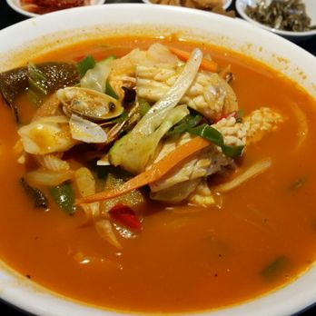 Kimchi - Seafood Noodles Soup. ! - Korean Near Me - Canton, Michigan Kimchi - Seafood Noodles Soup. ! - Korean Near Me - Canton, Michigan