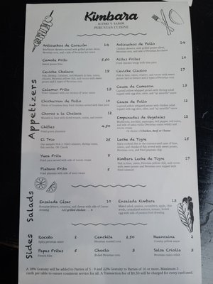 Menu photo 4 Kimbara San Francisco, CA