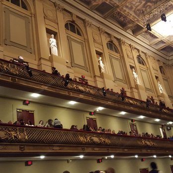 Boston Symphony Hall - Balcony seating - Performing Arts Near Me - Boston, Massachusetts
