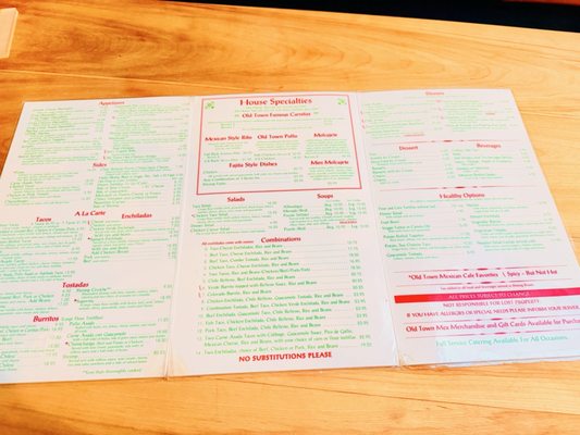 Menu photo 5 Old Town Mexican Cafe San Diego, CA Menu photo 5 Old Town Mexican Cafe San Diego, CA