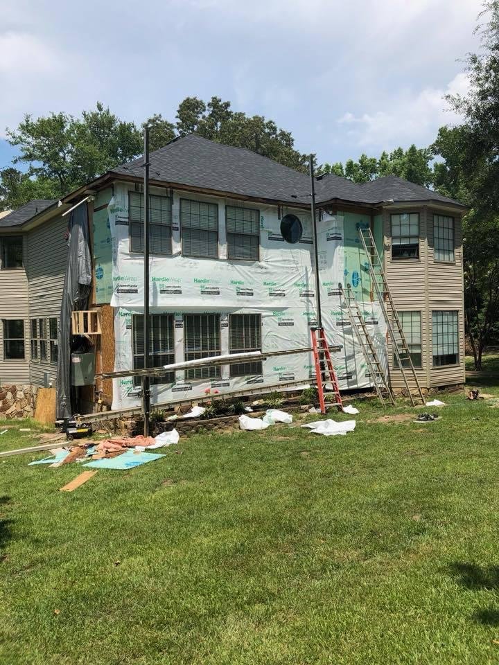 Slide of Hixon's Roofing